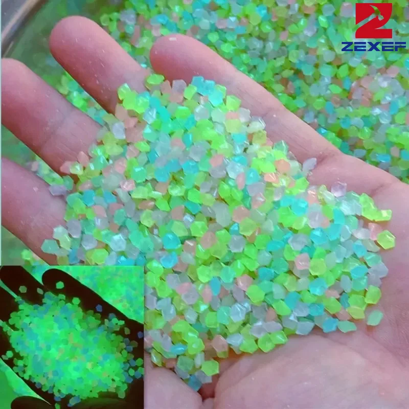 1000pcs 3-5mm Luminous Sand Gl - Marine Fish Tank ulasan dan harga