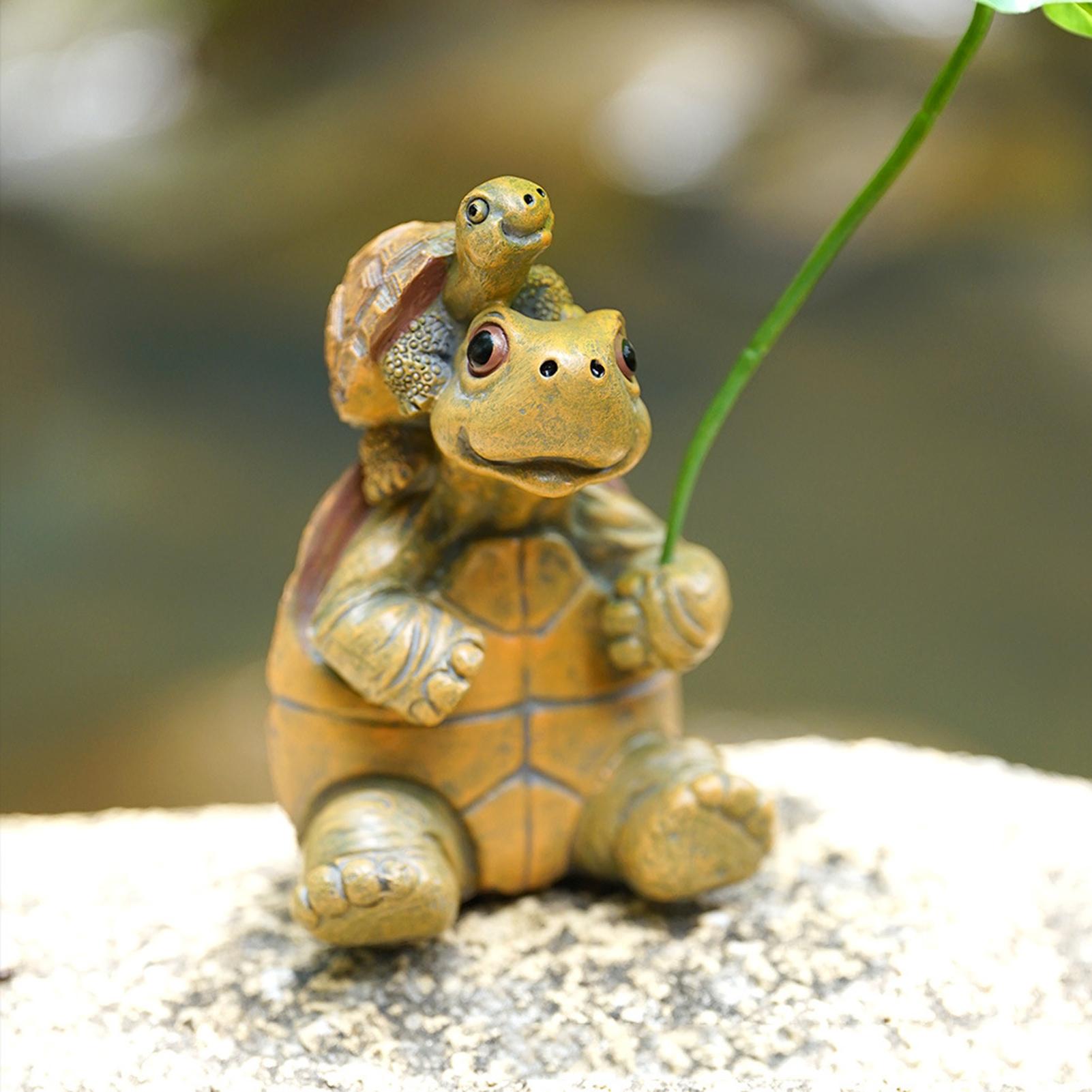 Turtle Figurine Fish Tank Deco - Marine Fish Tank ulasan dan harga