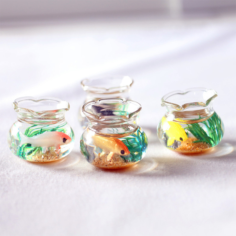 Home Ornament Doll House Decor - Marine Fish Tank ulasan dan harga